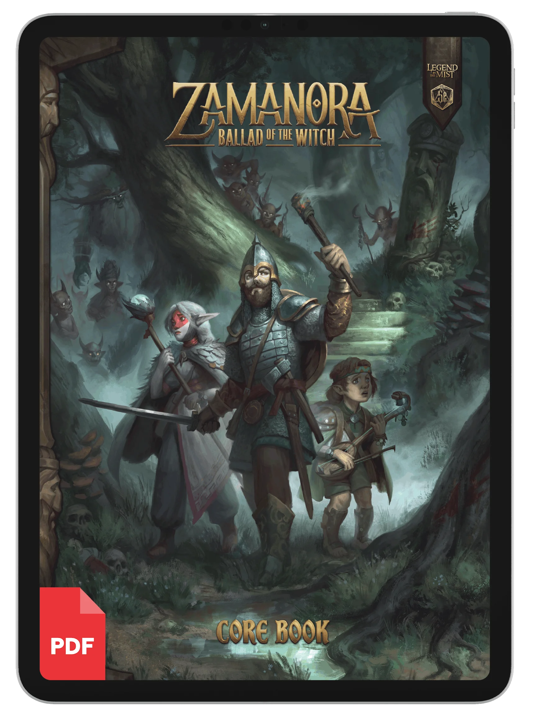 ZAMANORA: Ballad of the Witch - Core Book PDF